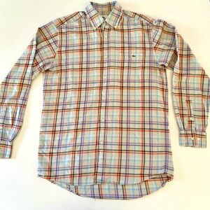 Lacoste Plaid Button Down Shirt - Size 39